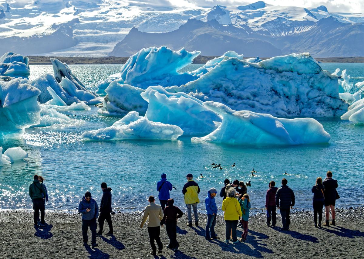 Glacier at Jokulsarlon Lagoon